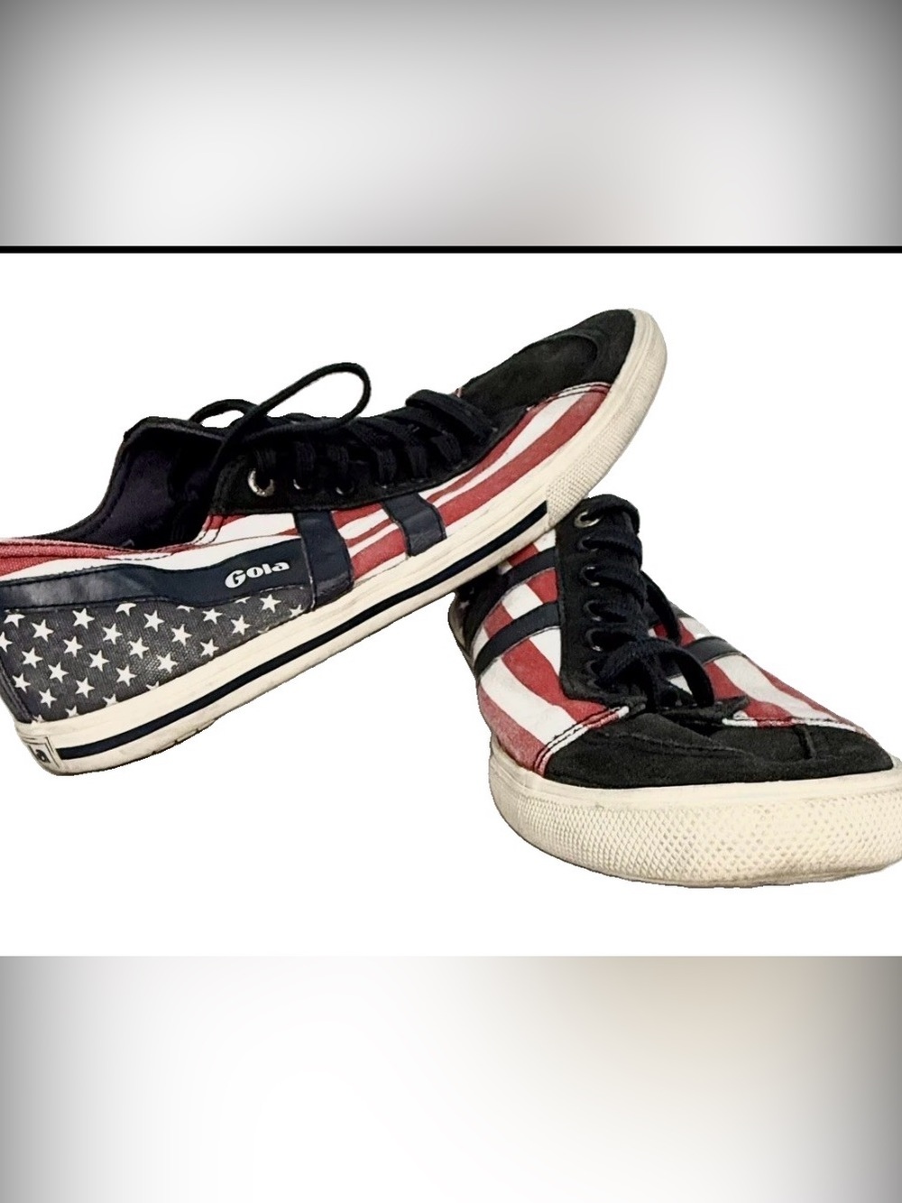 Gola Star-Spangled Sneakers - Black, Red, White
